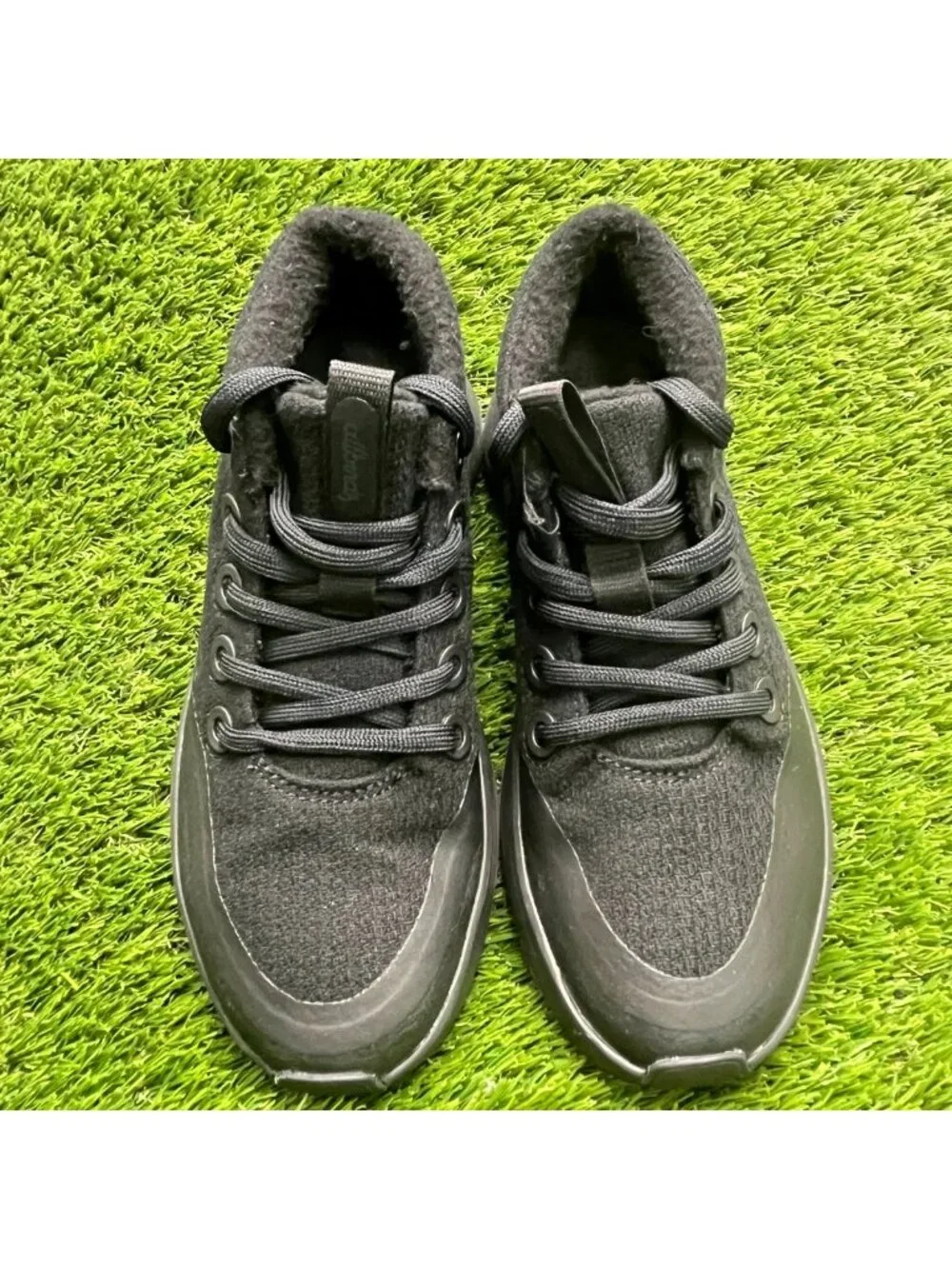 Allbirds Wool Runner-Up Protect Womens Size 5.5 Black Athletic Shoes Sneakers